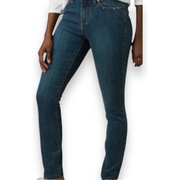 NWT Prana Sienna Jean In Deep Blue Sz 8 - Picture 1 of 11